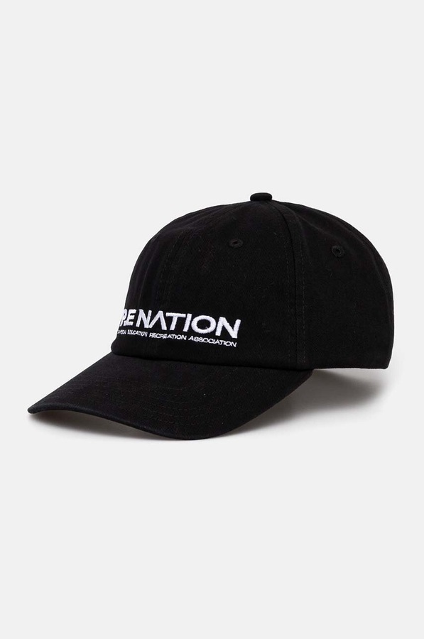 Бавовняна бейсболка P.E Nation Homage Cap колір чорний