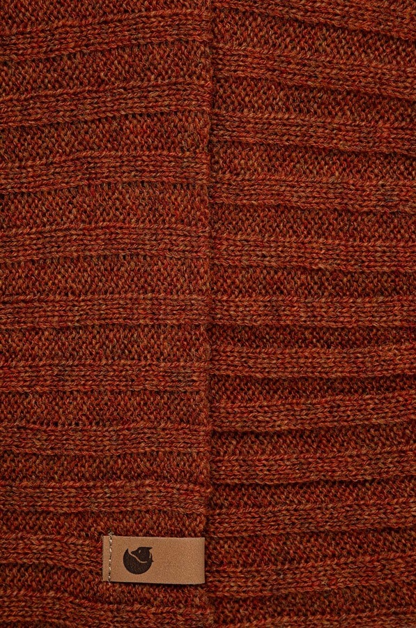 Вовняна шапка Fjallraven Byron Hat Thin колір коричневий фото 3
