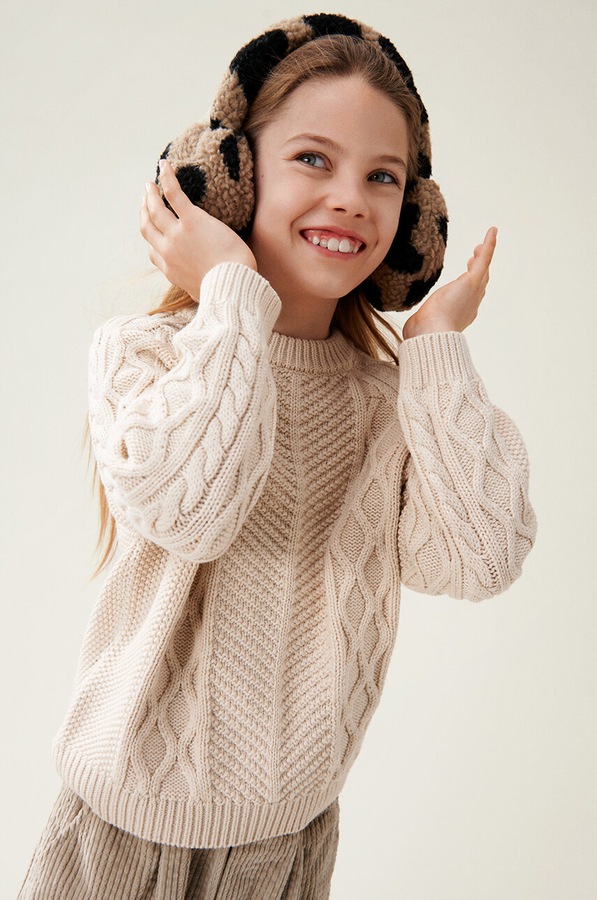 Дитячі навушники Liewood Albero Pile Earwarmers колір чорний фото 3