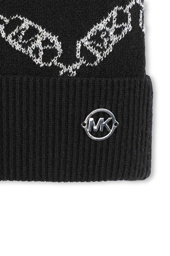 Дитяча шапка Michael Kors колір чорний фото 3