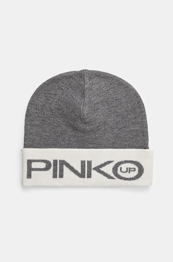 Дитяча шапка Pinko Up колір сірий