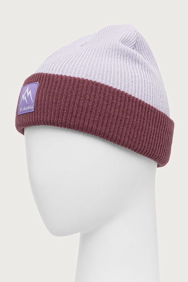 Шапка beanie дитяча Columbia Whirlibird Cuffed колір фіолетовий фото 2