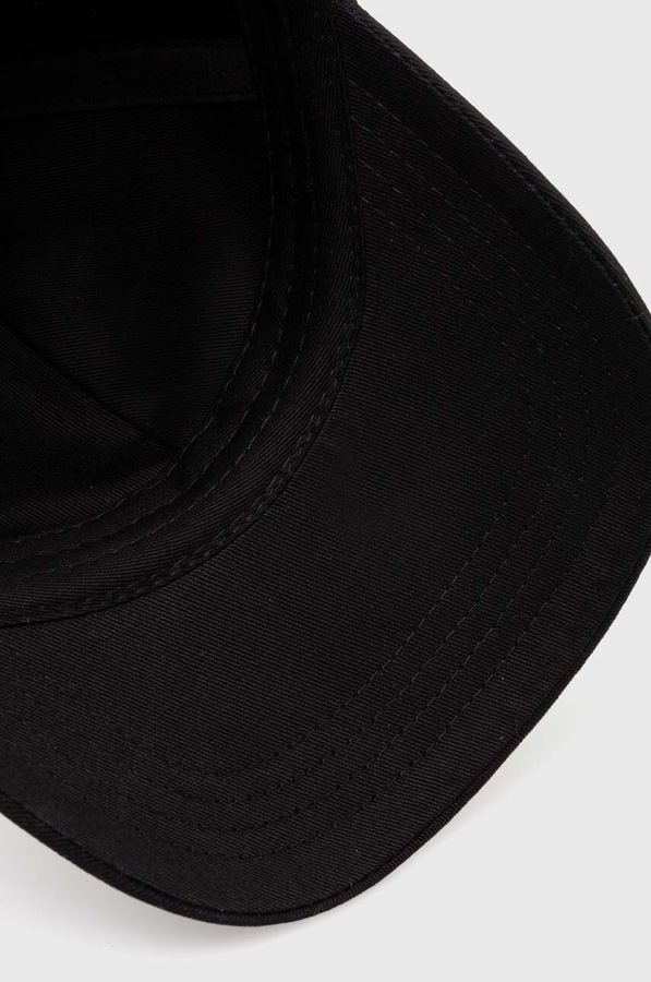 Бавовняна бейсболка Drôle de Monsieur La Casquette Slogan колір чорний фото 4