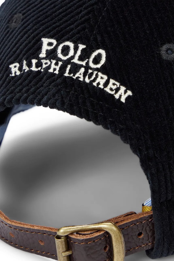 Кепка мужская вельветовая Polo Ralph Lauren цвет черный фото 2
