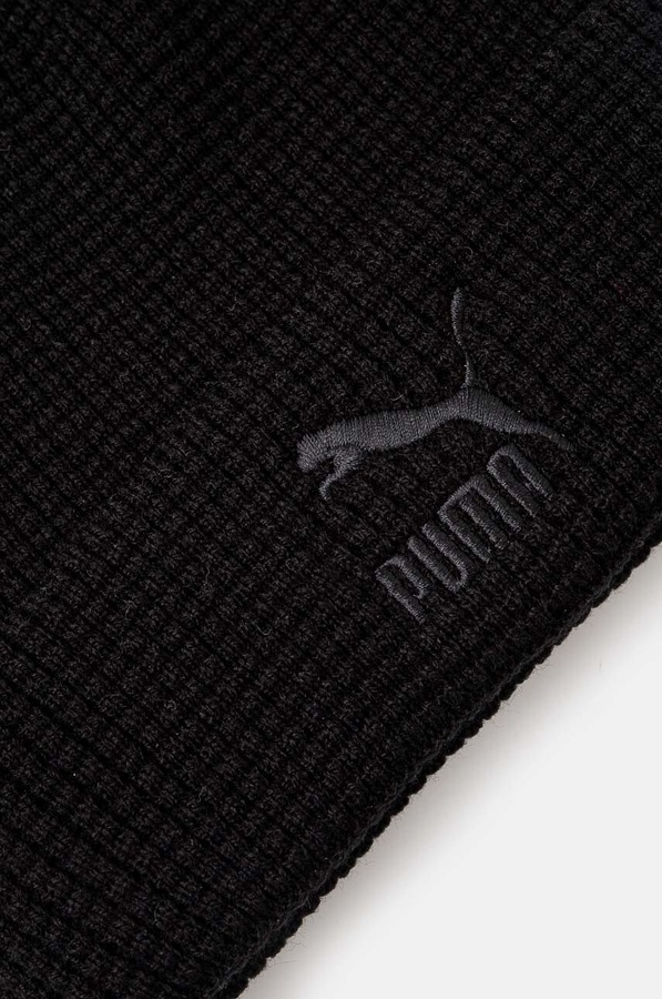 Шапка Puma Classics Mid Fit Beanie цвет черный