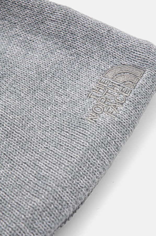 Шапка з домішкою вовни The North Face Jim Beanie колір сірий фото 3
