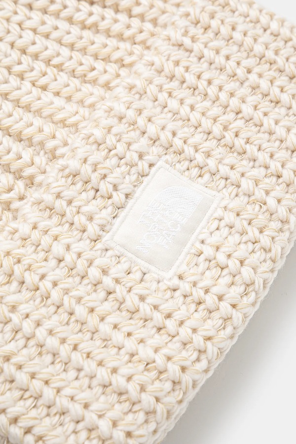 Шапка The North Face Cozy Chunky Cabin Beanie колір бежевий фото 2