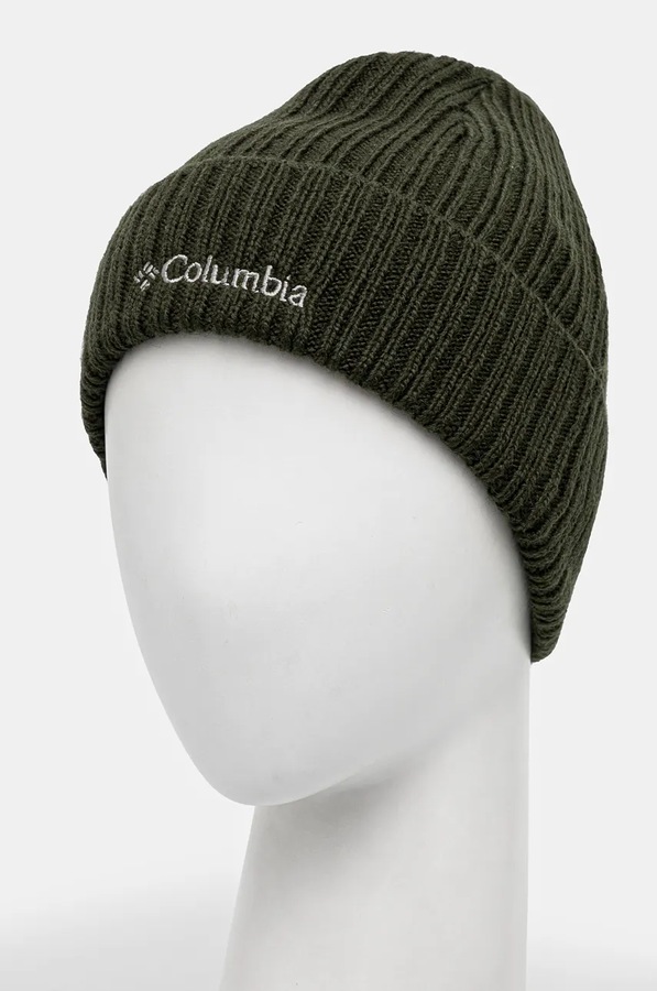 Шапка Columbia Watch Cap колір зелений фото 3