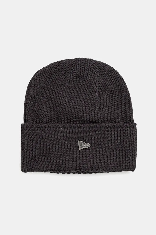Шапка New Era колір сірий