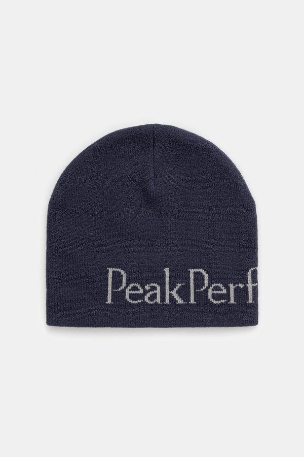 Шапка Peak Performance beanie колір темно-синій