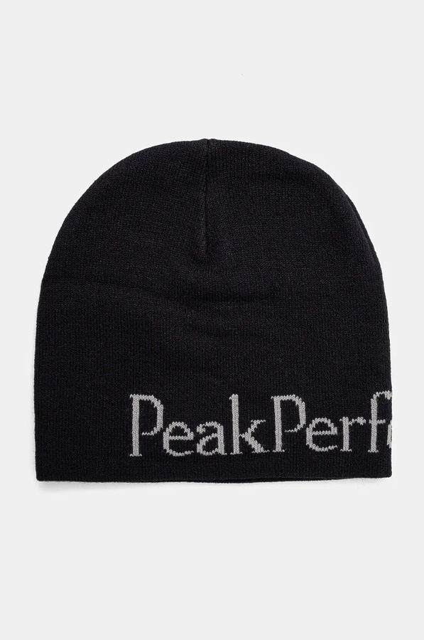 Шапка Peak Performance beanie колір чорний