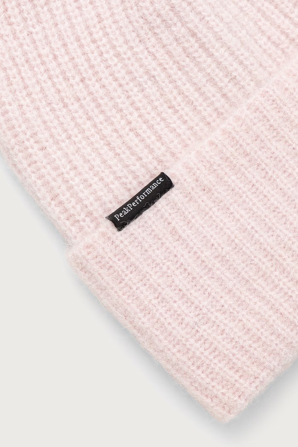 Шапка beanie з вовною Peak Performance Woolblend Hat колір рожевий фото 3