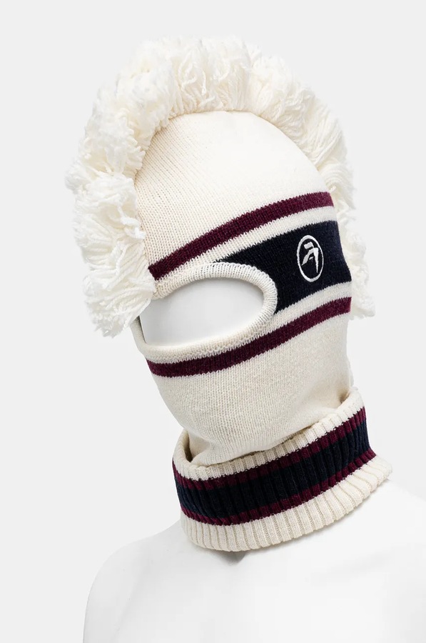 Балаклава Ambush Fringe Knit Balaclava колір бежевий фото 2