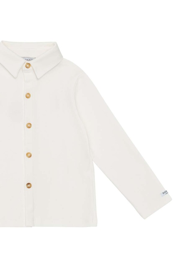 Дитяча сорочка Donsje Touten Shirt колір білий фото 3