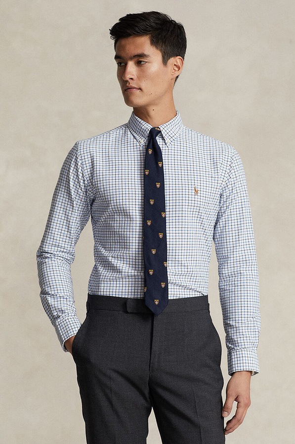 Рубашка мужская хлопковая Polo Ralph Lauren цвет белый
