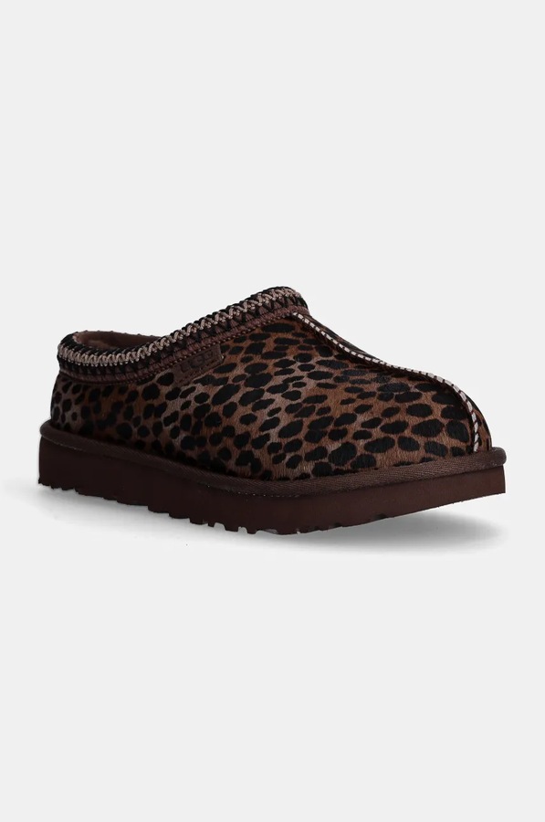 Замшеві капці UGG Tasman Caspian колір коричневий