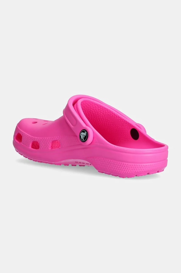 Детские шлепанцы Crocs CLASSIC CLOG цвет розовый фото 2