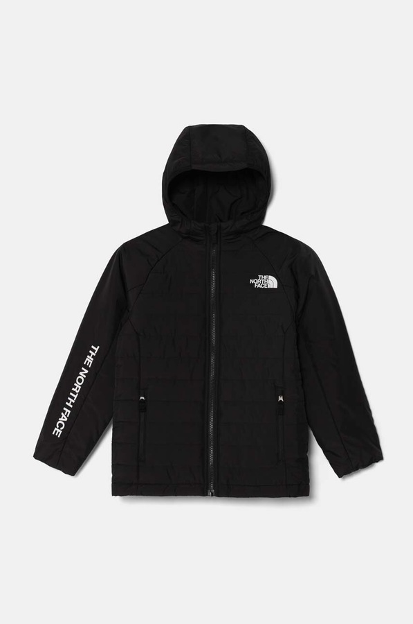 Дитяча куртка The North Face NEVER STOP SYNTHETIC JACKET колір чорний