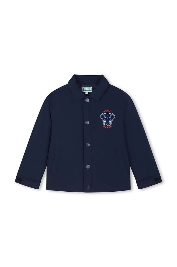 Детская куртка Kenzo Kids цвет синий