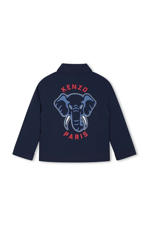 Детская куртка Kenzo Kids цвет синий фото 2
