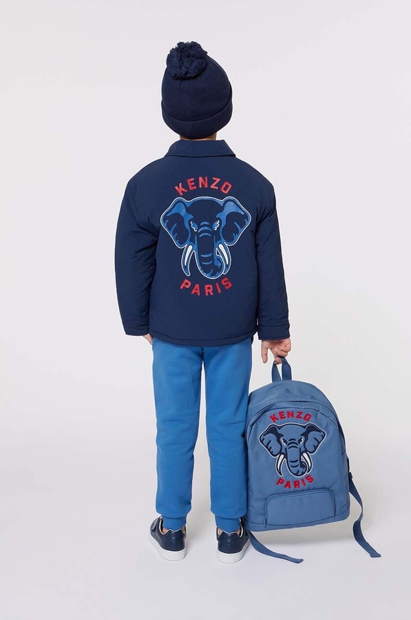 Дитяча куртка Kenzo Kids колір синій фото 3