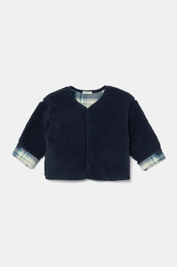 Кофта для немовлят United Colors of Benetton колір синій