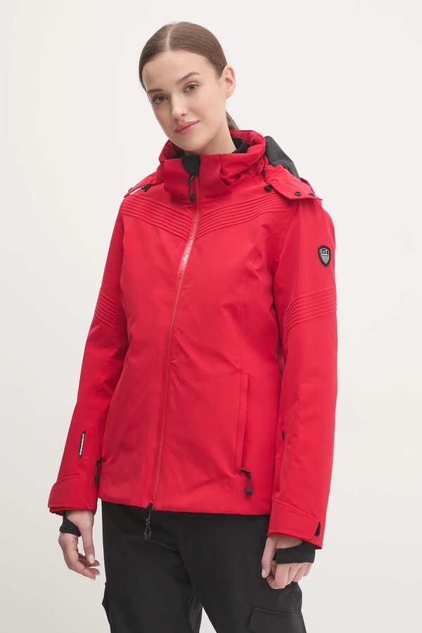 Гірськолижна куртка EA7 Emporio Armani Cortina Embossed Toray колір червоний