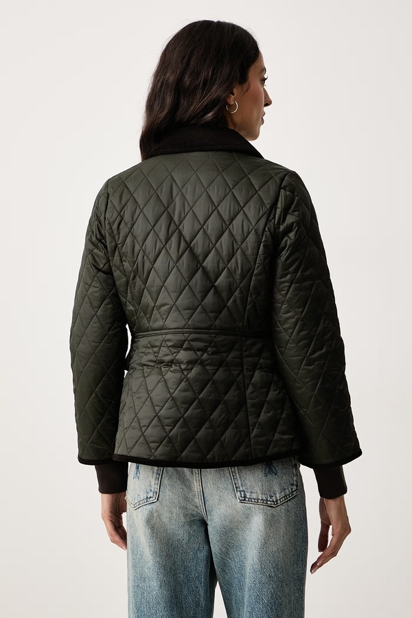 Демисезонная куртка женская Barbour BEADNELL цвет зеленый фото 2