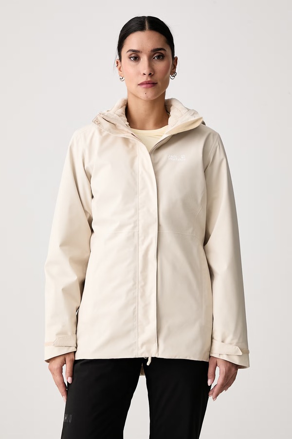 Трекінгова куртка жіноча Jack Wolfskin Rotwand колір бежевий