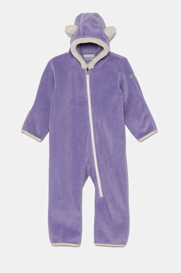 Комбінезон для немовлят Columbia Tiny Bear Bunting колір фіолетовий