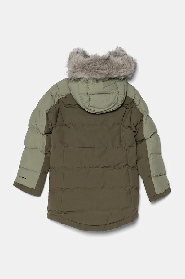 Дитяча куртка Columbia Marquam Peak Fusion колір зелений фото 2