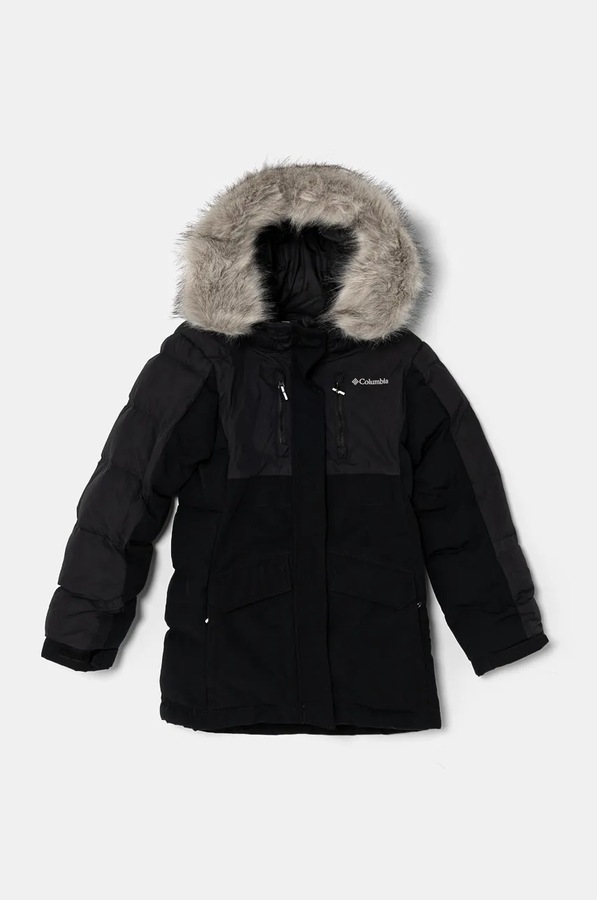 Дитяча куртка Columbia Marquam Peak Fusion колір чорний