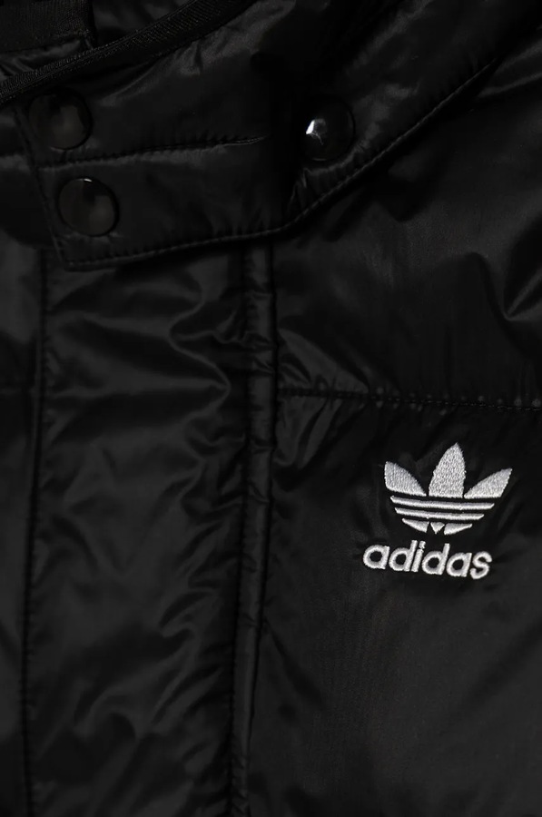 Дитяча пухова куртка adidas Originals DOWNACKET ELO колір чорний фото 3