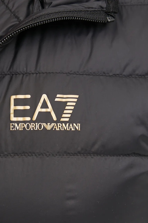 Пухова куртка EA7 Emporio Armani колір чорний фото 4