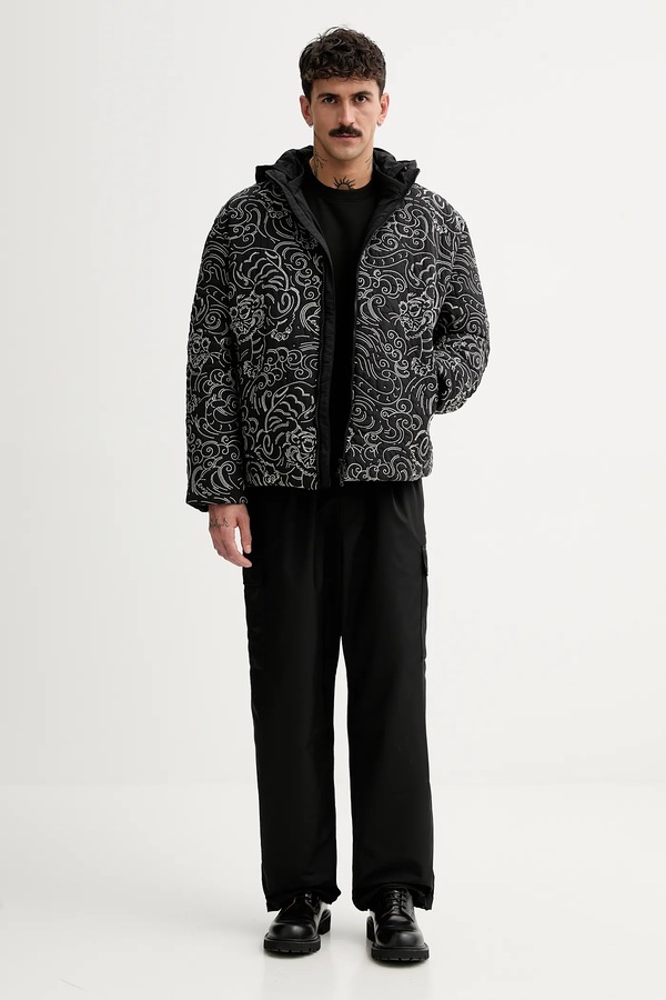 Куртка Kenzo Star Tiger Down Jacket колір чорний