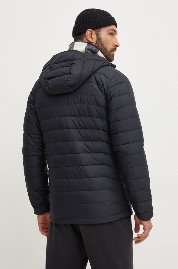 Спортивна куртка чоловіча Columbia Powder Lite колір чорний фото 3
