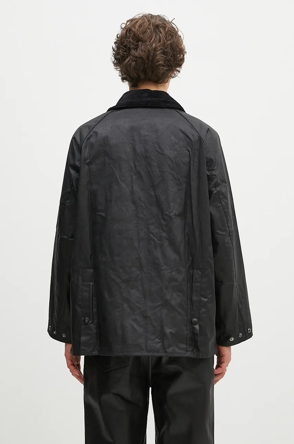 Вощена куртка Barbour OS Bedale Wax Jacket колір чорний фото 2