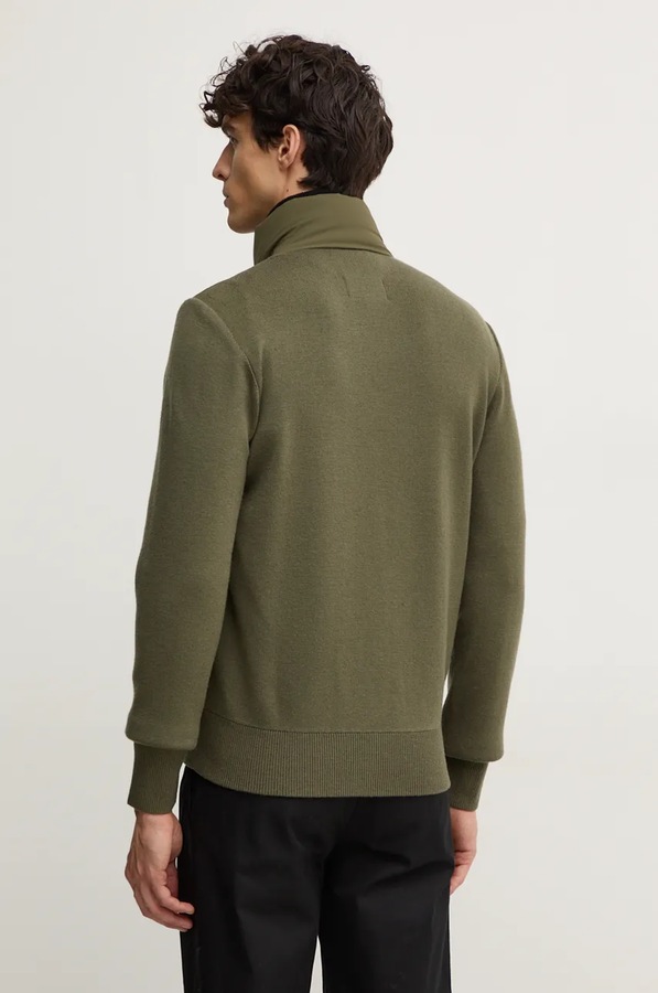 Куртка з домішкою вовни Mackage колір зелений фото 2