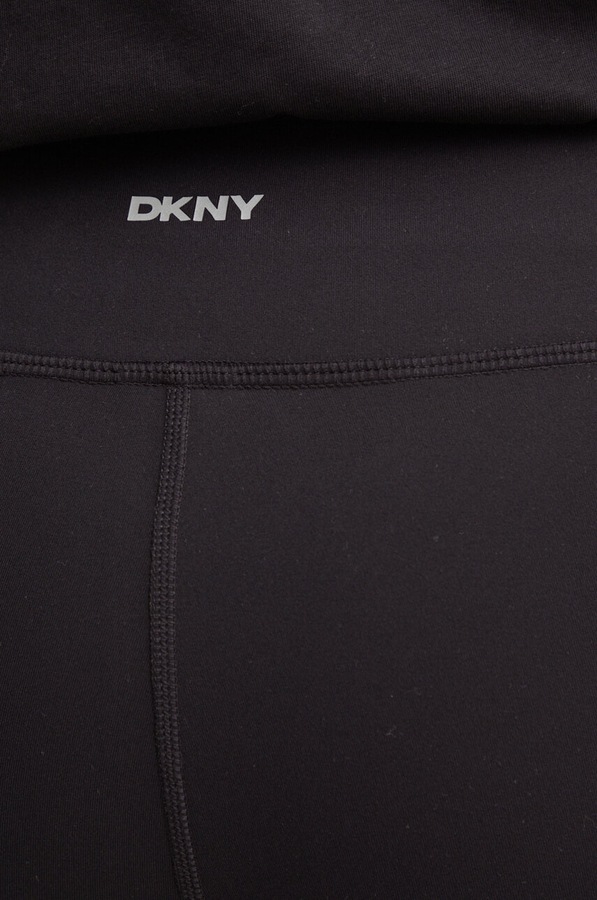 Легінси DKNY колір чорний фото 4