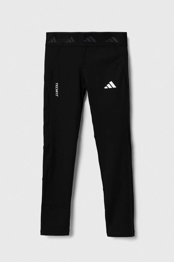 Дитячі легінси adidas J TF TIGHTS колір чорний