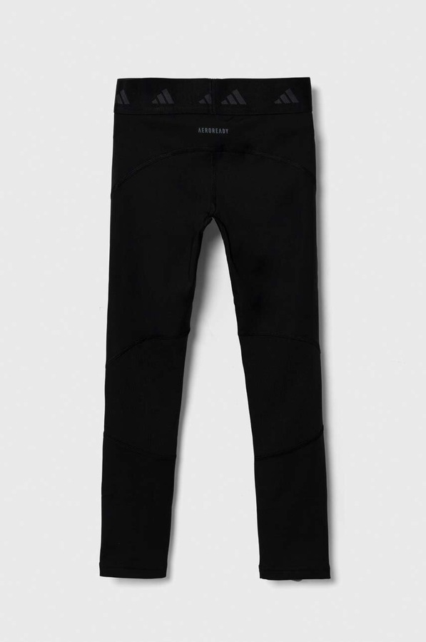 Дитячі легінси adidas J TF TIGHTS колір чорний фото 2