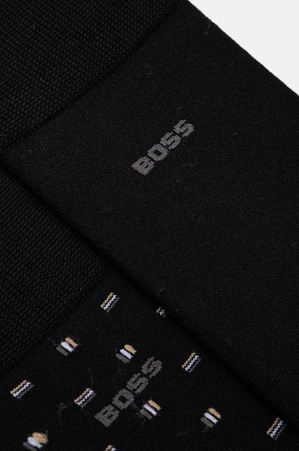 Носки BOSS 2-pack 2P RS Mini iconic MC цвет черный