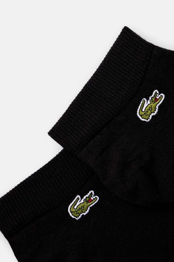 Шкарпетки Lacoste 3-pack колір чорний
