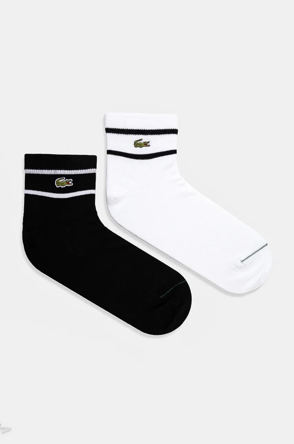 Шкарпетки Lacoste колір чорний фото 2