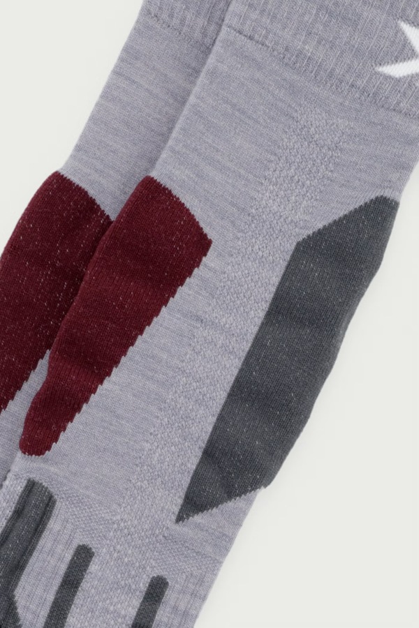 Спортивні шкарпетки X-socks SKI DISCOVER MERINO OTC колір сірий фото 2