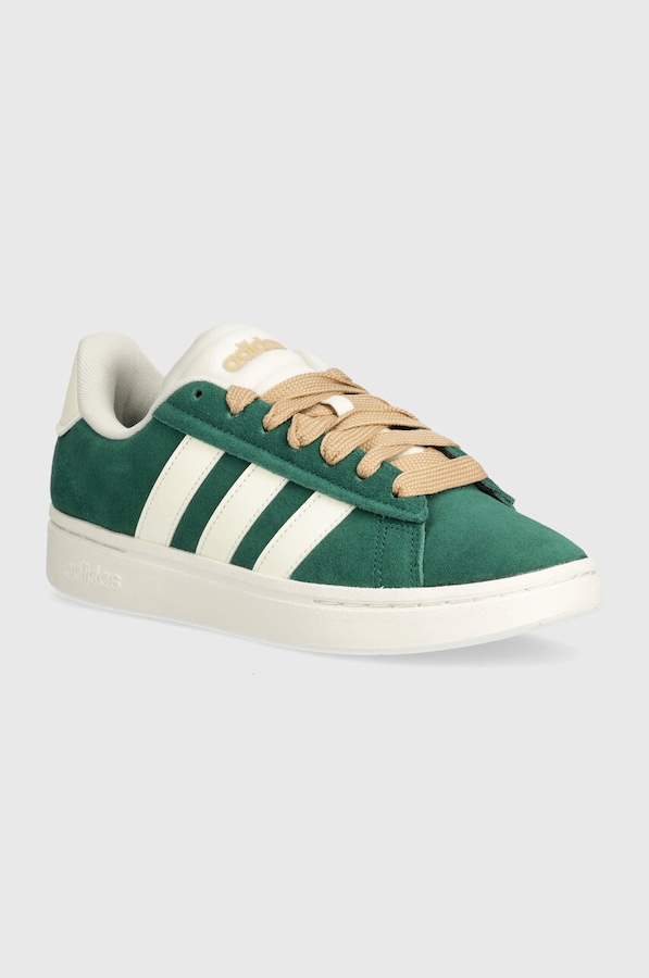 Замшевые кроссовки adidas Grand Court Alpha цвет зеленый