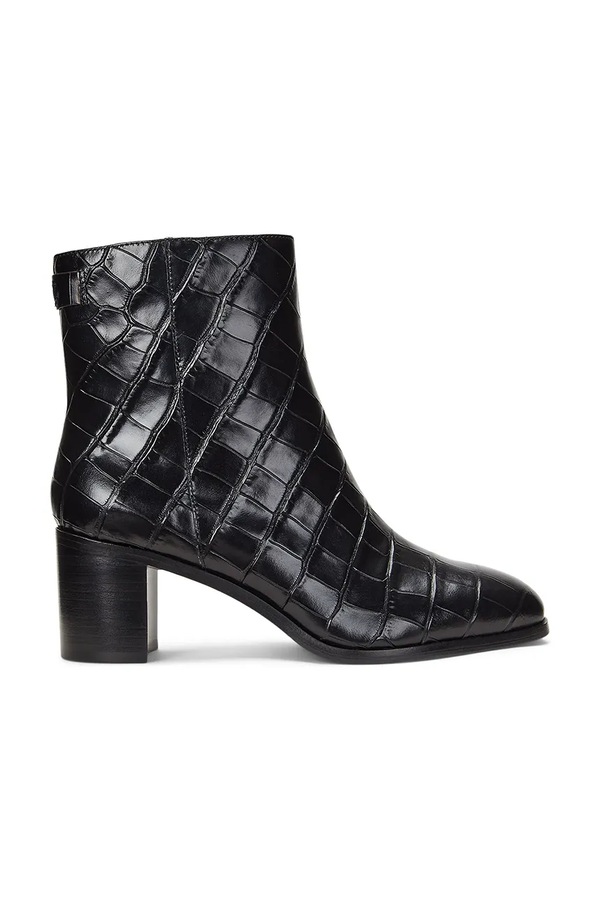 Шкіряні черевики Lauren Ralph Lauren Cassie колір чорний