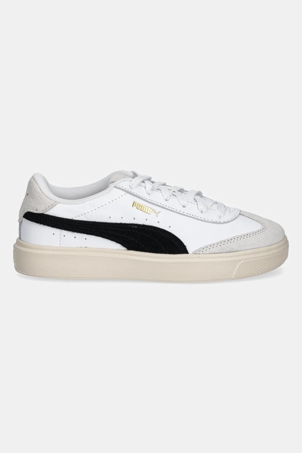 Шкіряні кросівки Puma Lajla T-toe колір білий