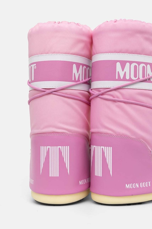 Зимові чоботи Moon Boot MB ICON NYLON колір рожевий фото 2