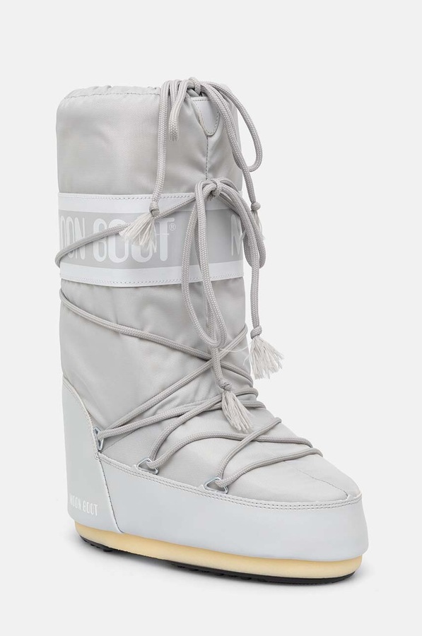 Зимові чоботи Moon Boot MB ICON NYLON колір сірий